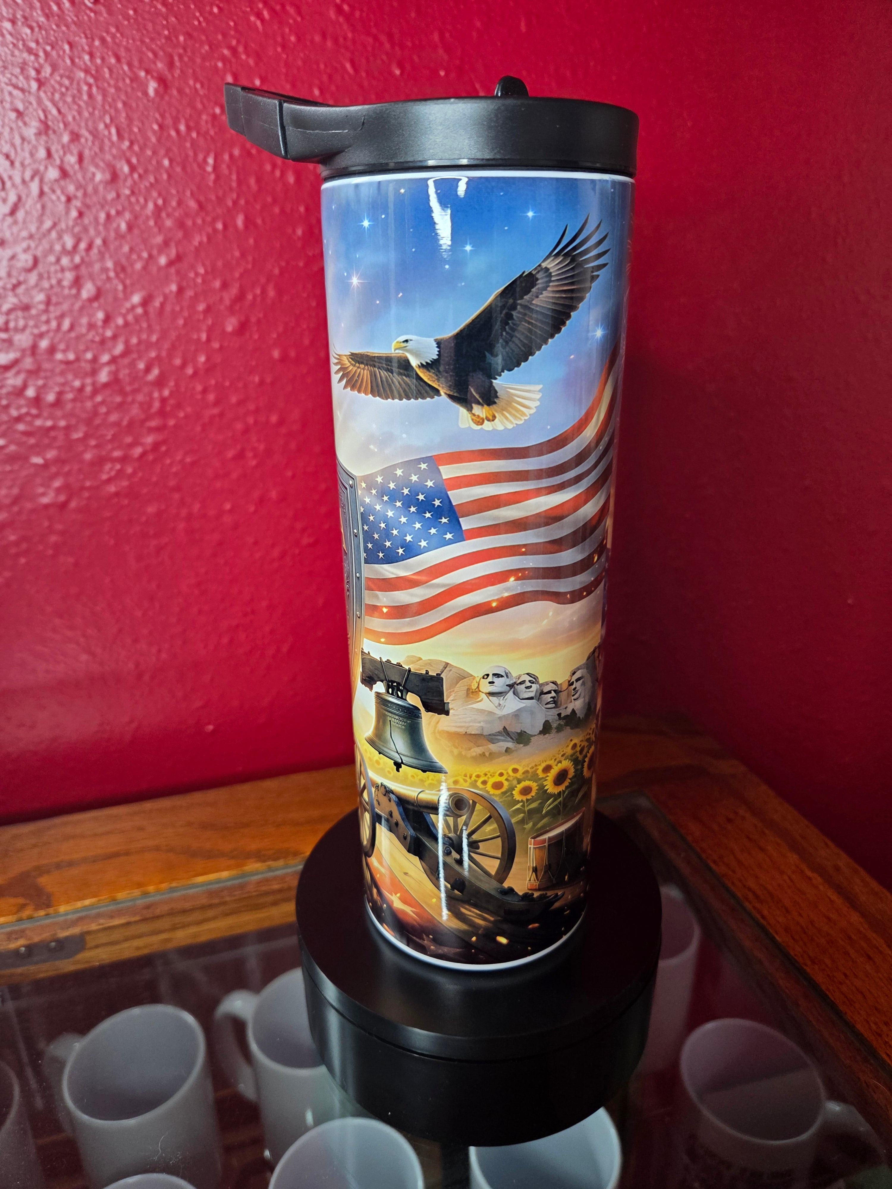 20oz SUBLIMATED DUO SKINNY TUMBLER - USA 250th Anniversary