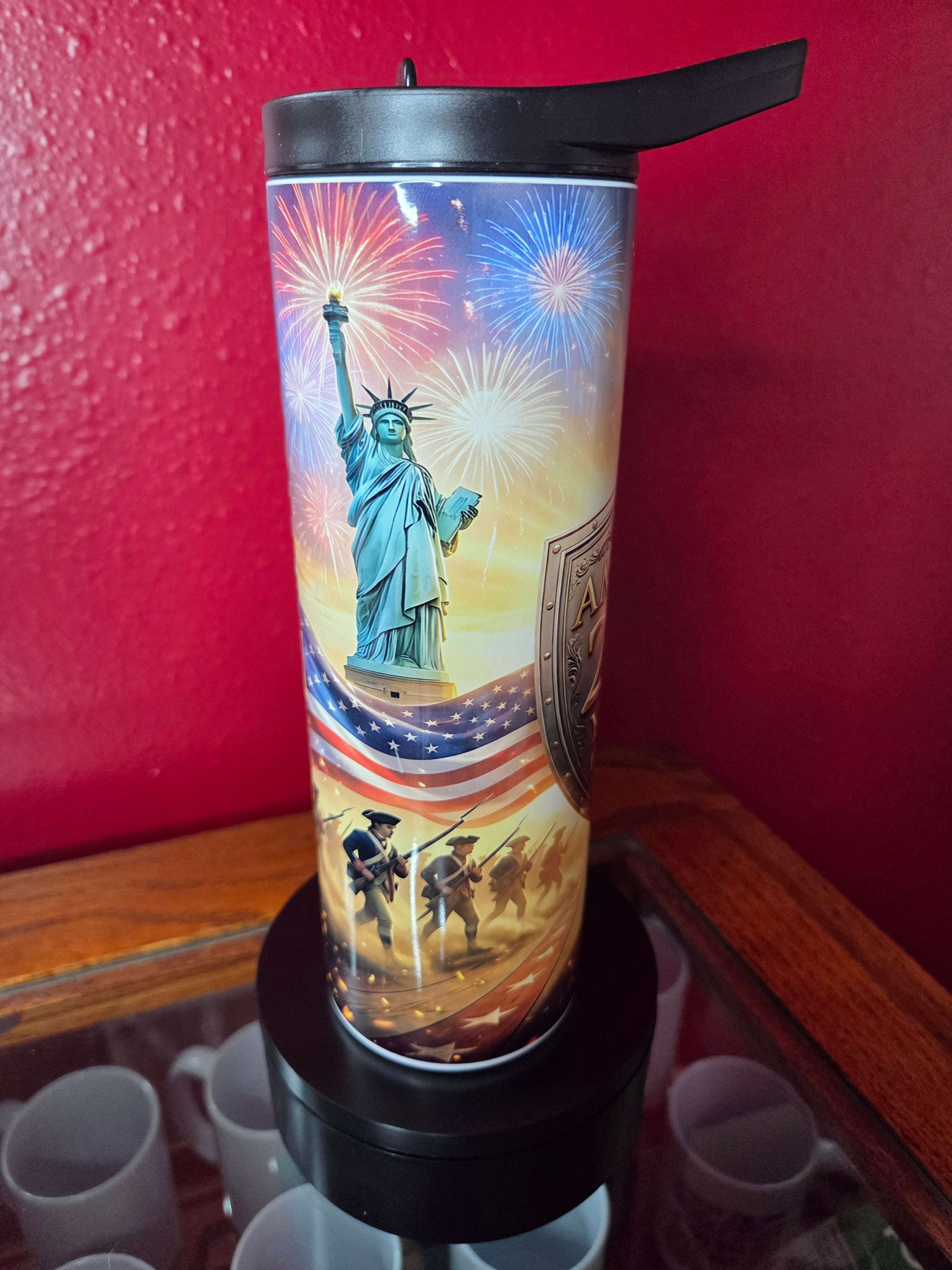 20oz SUBLIMATED DUO SKINNY TUMBLER - USA 250th Anniversary