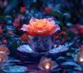 20oz SUBLIMATED DUO SKINNY TUMBLER - Flower Summer 15