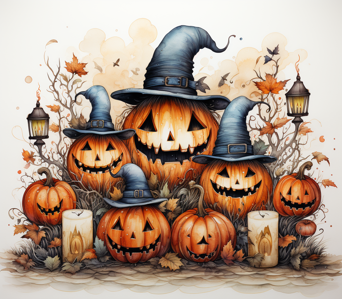 20oz SUBLIMATED DUO SKINNY TUMBLER - Halloween 13