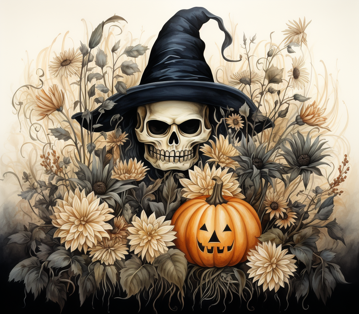 20oz SUBLIMATED DUO SKINNY TUMBLER - Halloween 14