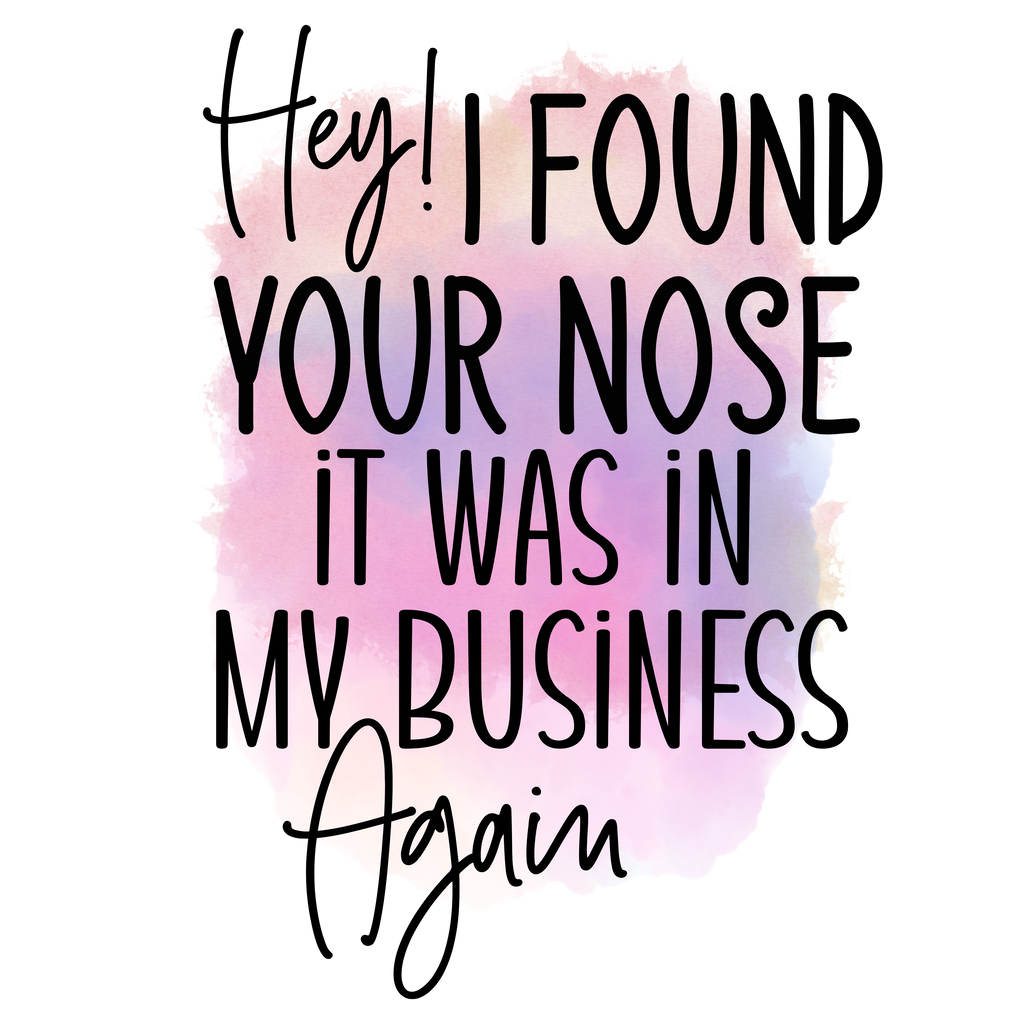 15oz SUBLIMATED CERAMIC COFFEE MUG - I Found Your Nose