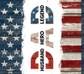 20oz SUBLIMATED DUO SKINNY TUMBLER - Husband Hero Legend