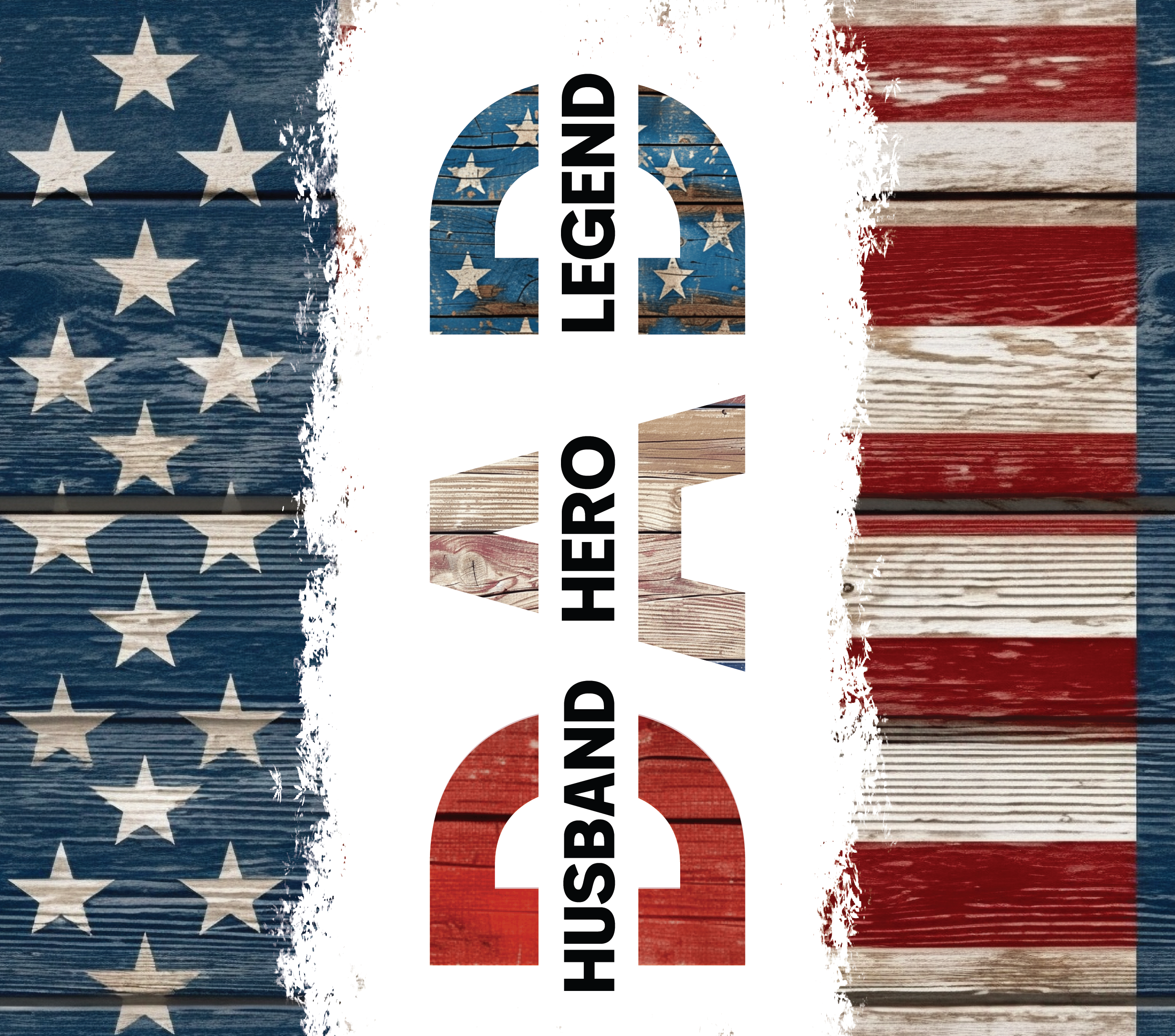 20oz SUBLIMATED DUO SKINNY TUMBLER - Husband Hero Legend