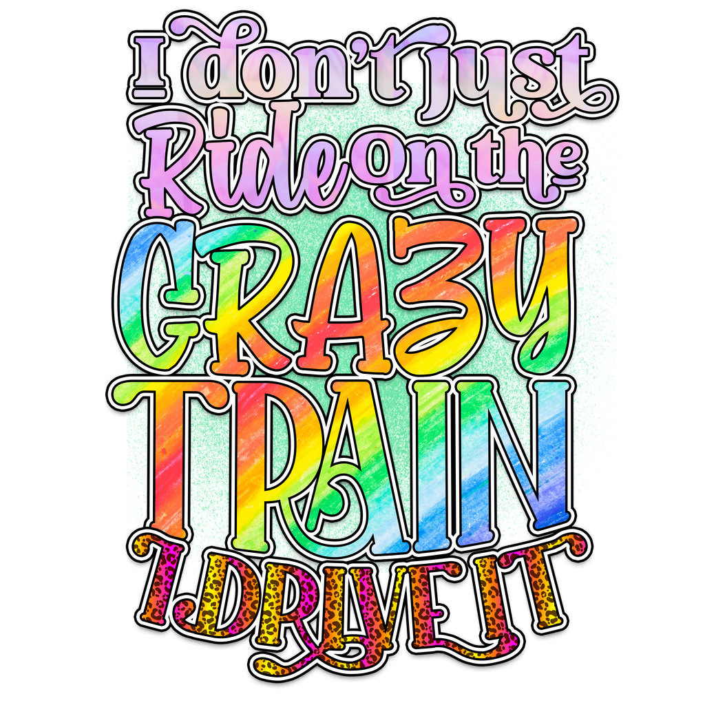 15oz SUBLIMATED CERAMIC COFFEE MUG - Crazy Train
