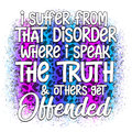 15oz SUBLIMATED CERAMIC COFFEE MUG - I Speak The Truth