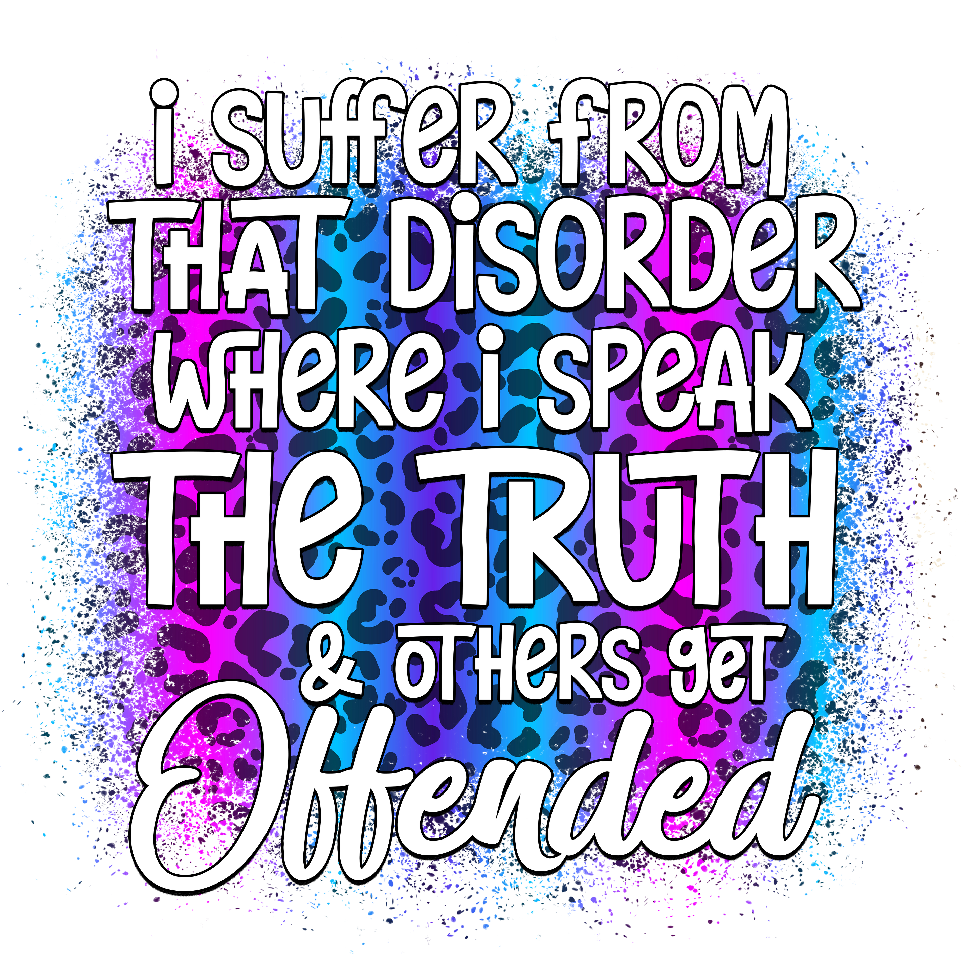 15oz SUBLIMATED CERAMIC COFFEE MUG - I Speak The Truth