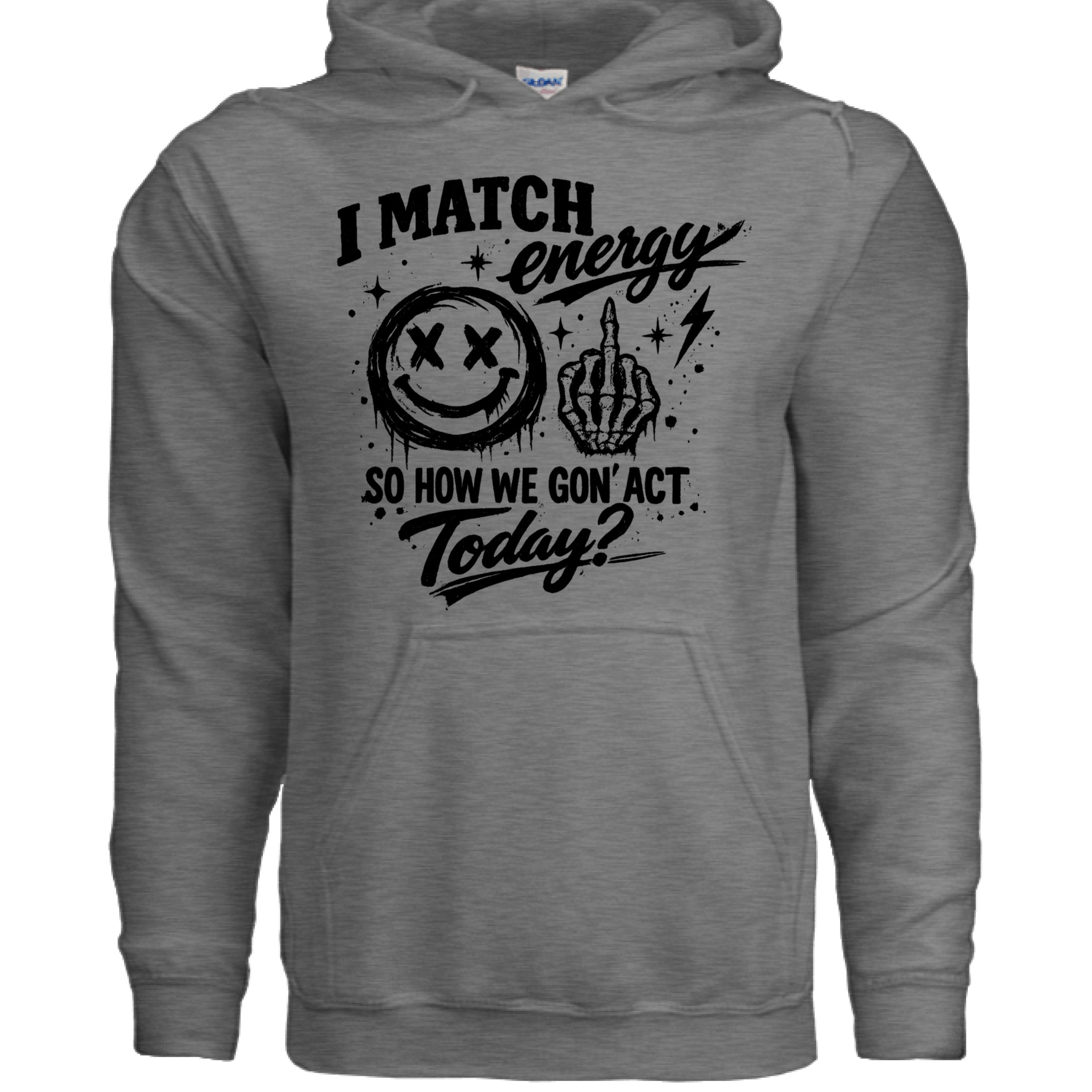 GRAPHITE HEATHER - FRONT