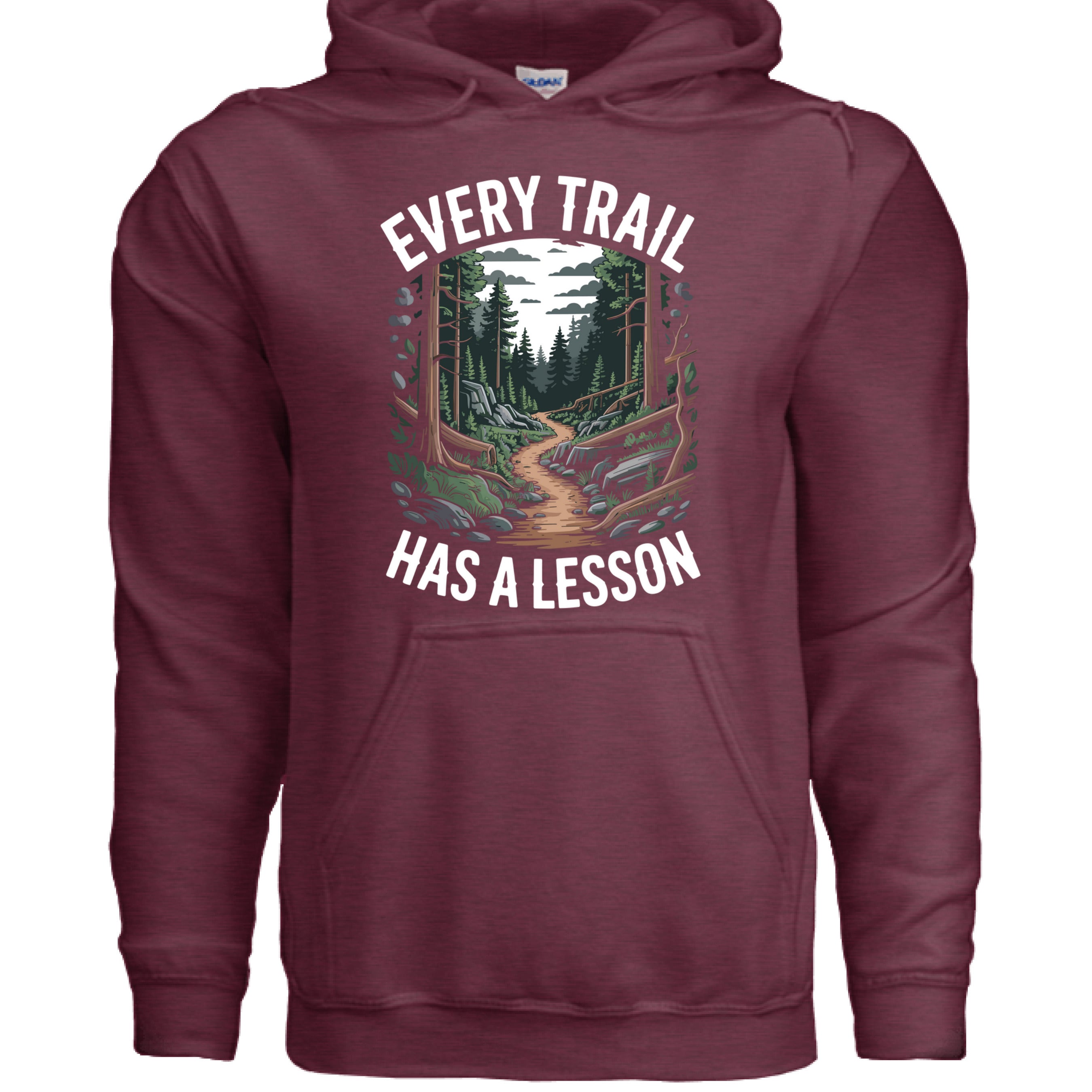 Heather Sport Dark Maroon - FRONT