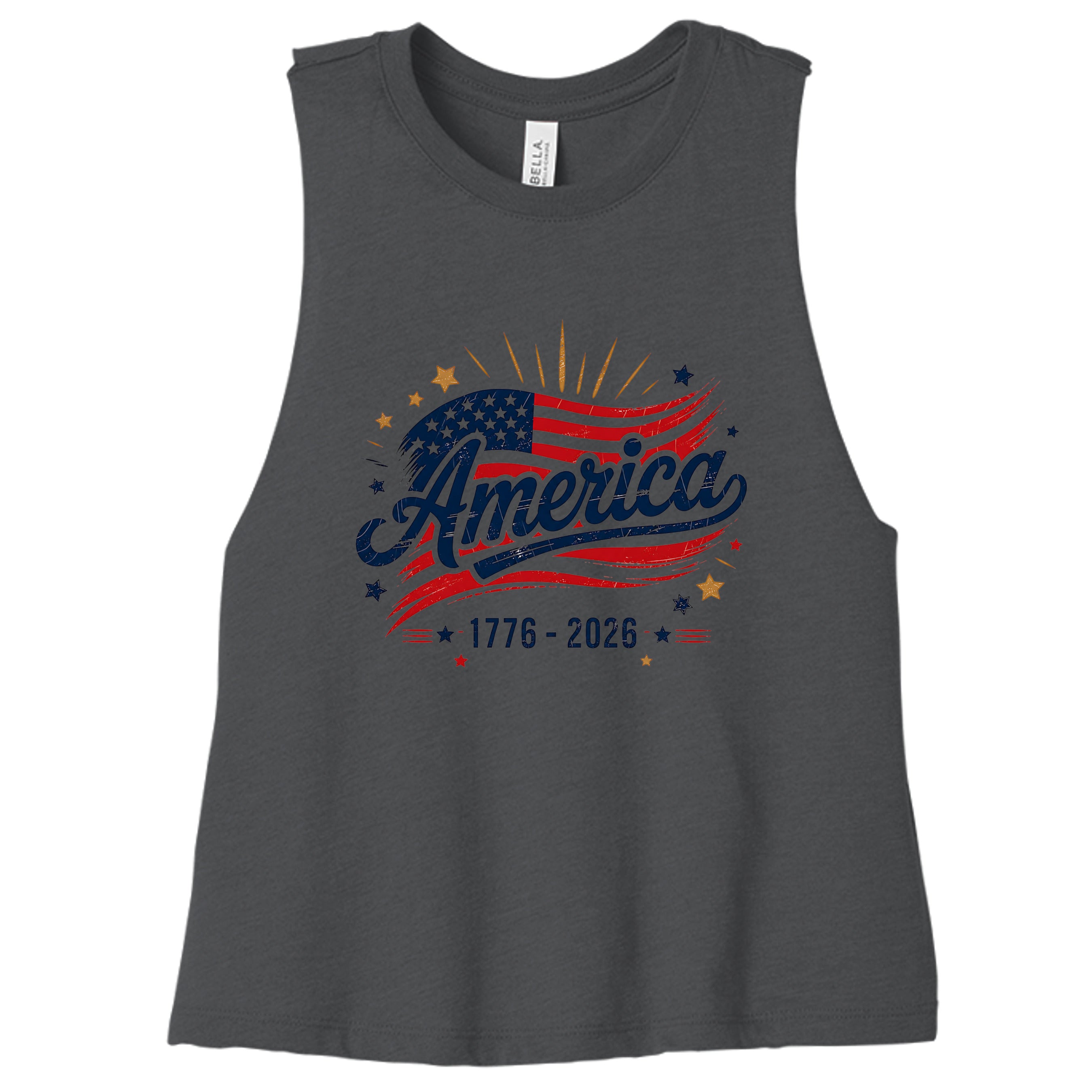 DARK GRY HEATHER - 6682 - FRONT