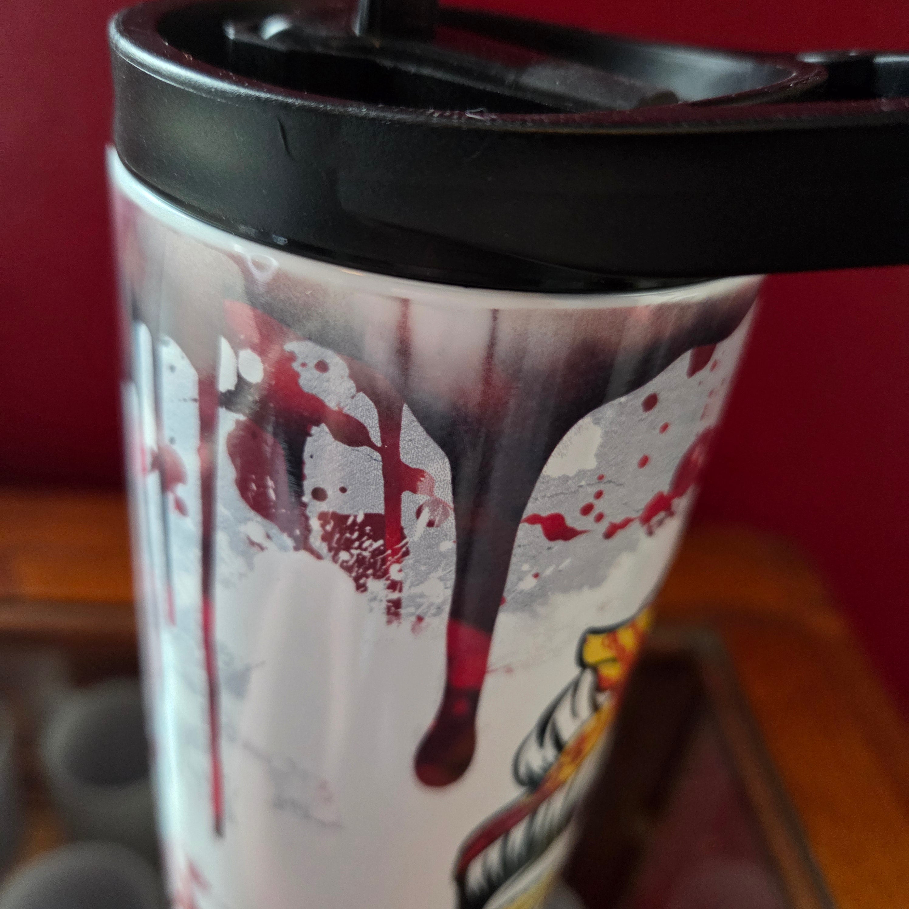 20oz SUBLIMATED DUO SKINNY TUMBLER - True Crime Junkie - Blemished